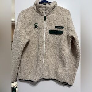 Columbia Michigan State Sherpa Fleece Jacket